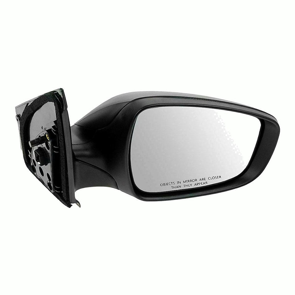 2012-2017 Hyundai Accent Sedan Door Mirror Passenger Side - side angle, Part HY1321196