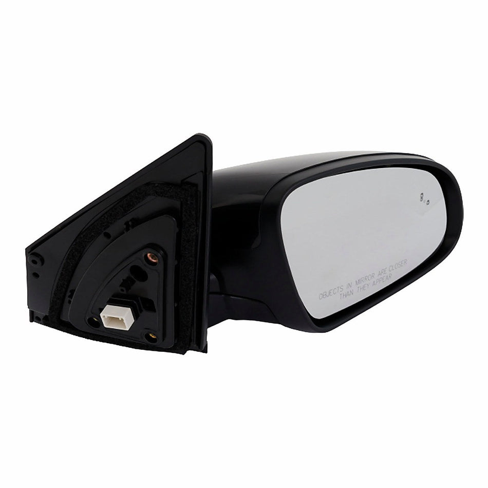 2019-2022 Hyundai Kona Electric Door Mirror Passenger Side - side angle, Part HY1321257