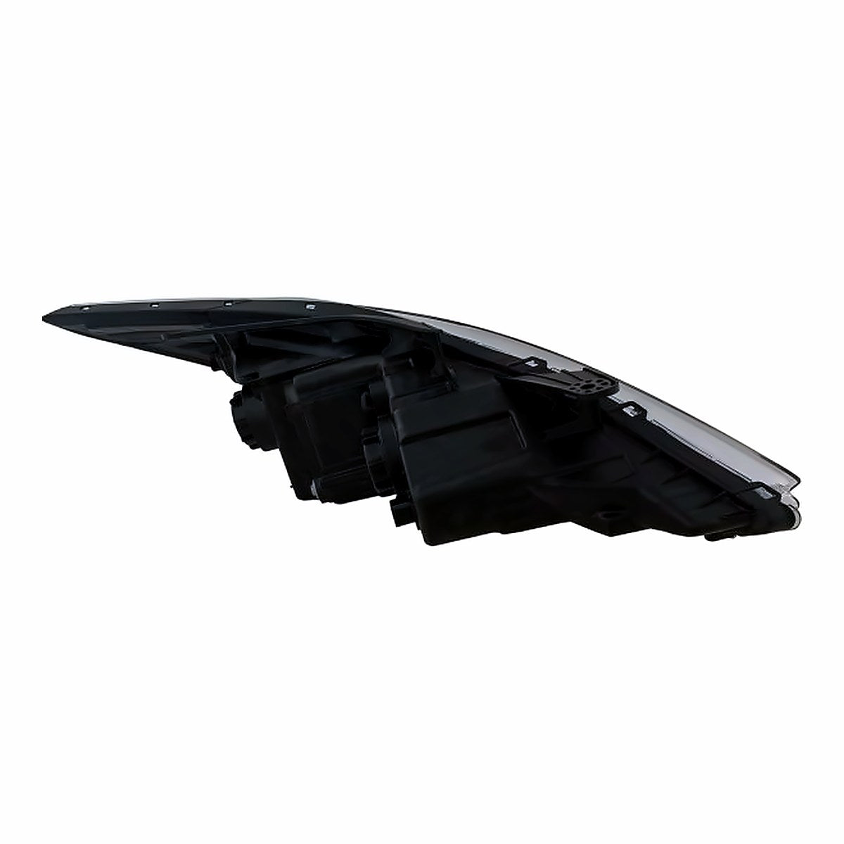 2011-2014 Hyundai Sonata Headlight Driver Side Chrome Bezel (Se/Ltd) – Angle View (HY2502157)
