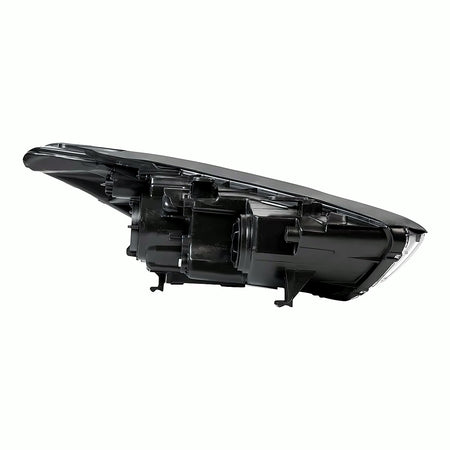 2013-2016 Hyundai Santa_Fe_Sport Headlight Driver Side Halogen Sports Black Bezel – Close-Up View (HY2502169)