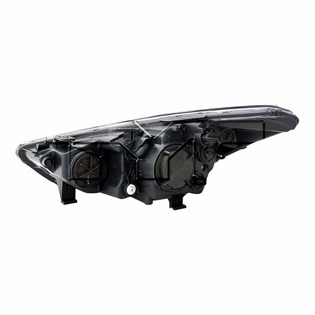 2013-2016 Hyundai Santa_Fe_Sport Headlight Driver Side Halogen Sports Black Bezel – Back View (HY2502169)