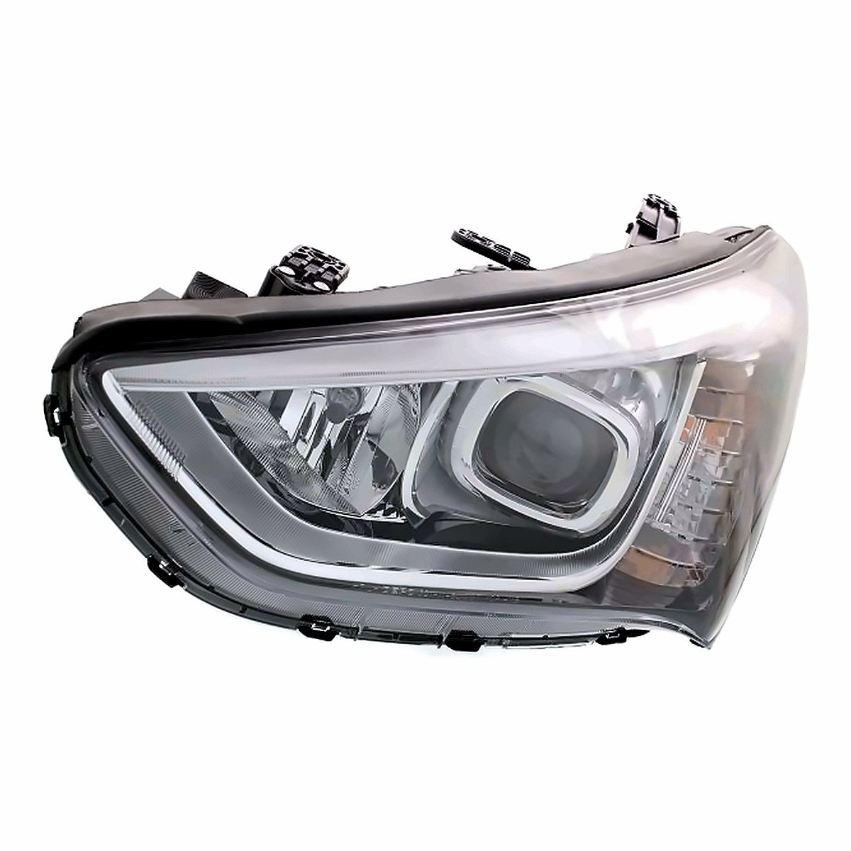2013-2016 Hyundai Santa_Fe Headlight Driver Side Halogen Gls/Ltd Model – Side View (HY2502175)