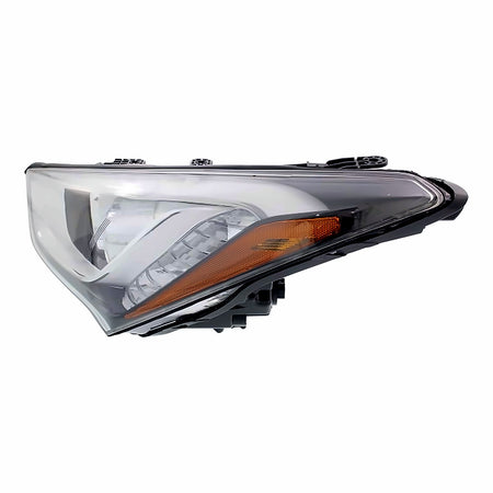 2013-2016 Hyundai Santa_Fe Headlight Driver Side Halogen Gls/Ltd Model – Angle View (HY2502175)