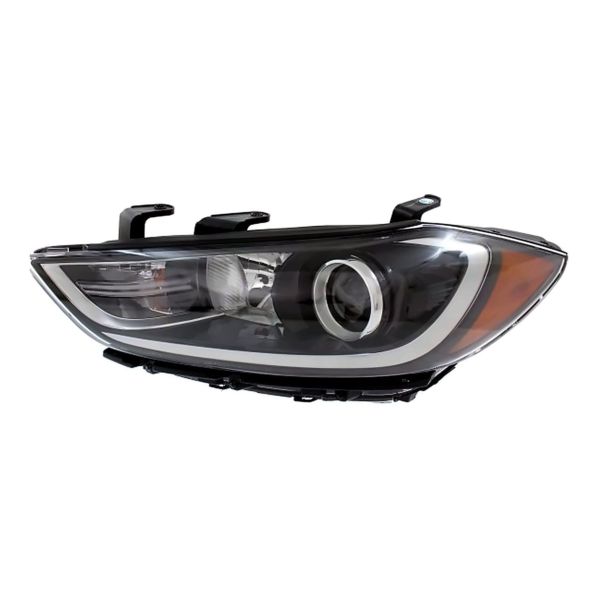 2017-2018 Hyundai Elantra_Sedan Headlight Driver Side Halogen Without Drl Se Model Korea Built – Front View (HY2502203)