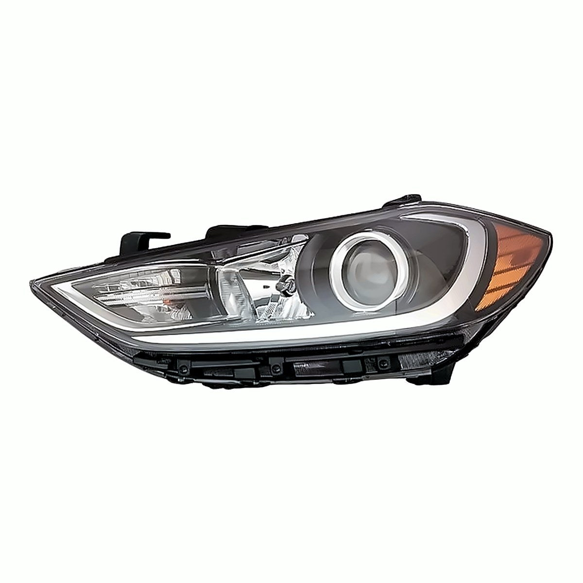 2017-2018 Hyundai Elantra_Sedan Headlight Driver Side Halogen Korea Built – Front View (HY2502204)
