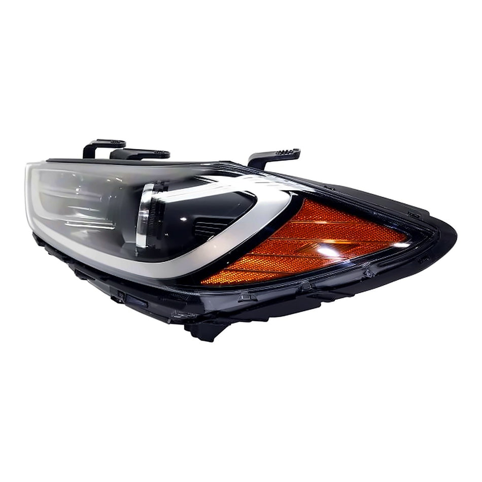 2017-2018 Hyundai Elantra_Sedan Headlight Driver Side Halogen Use With Drl In Bumper Usa Built – Side View (HY2502210)