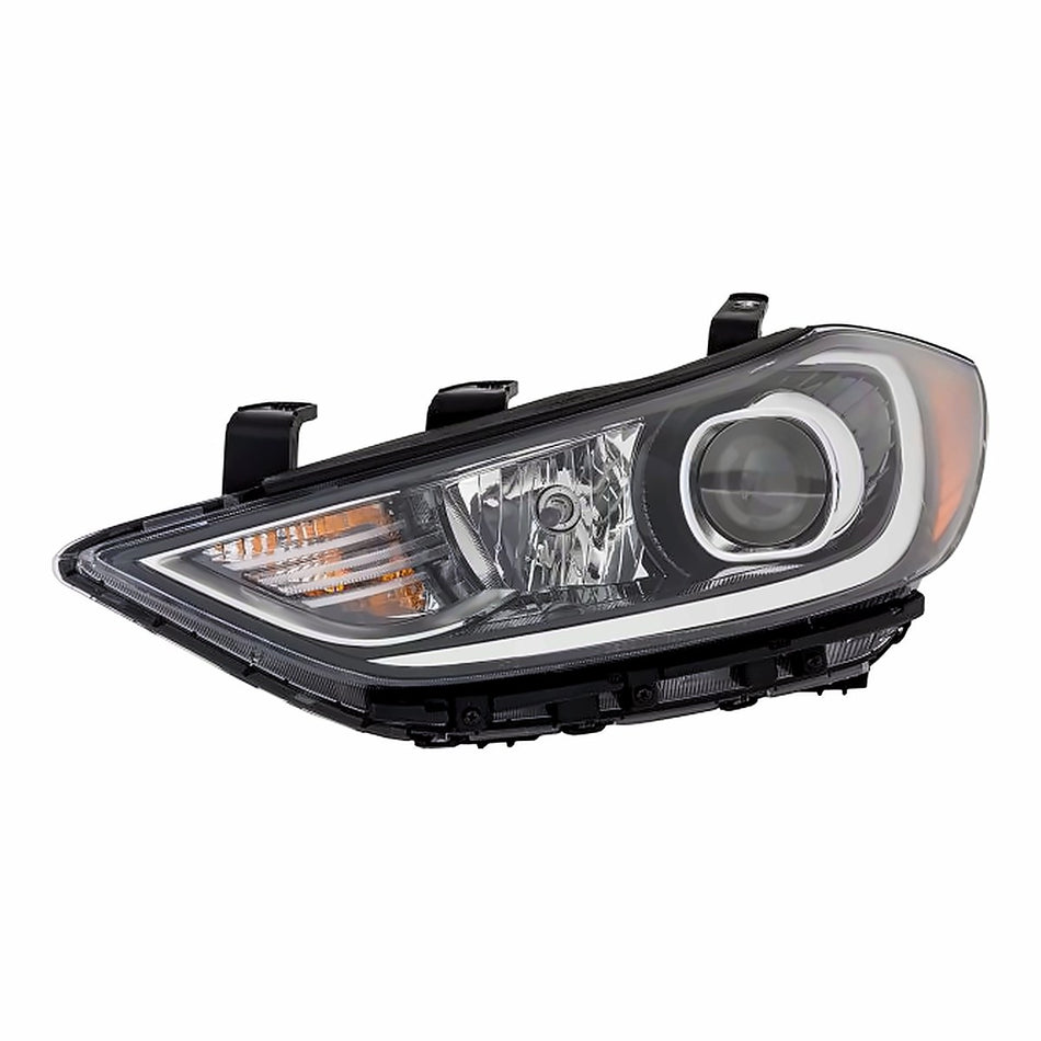2017-2018 Hyundai Elantra_Sedan Headlight Driver Side Hid With 7Pin Connector 2.0L – Front View (HY2502226)