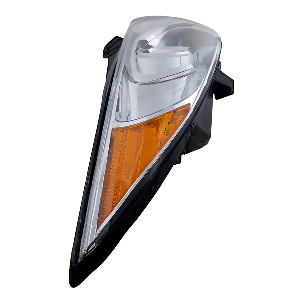 2011-2014 Hyundai Sonata Headlight Passenger Side Chrome Bezel (Se/Ltd) – Installed View (HY2503157)