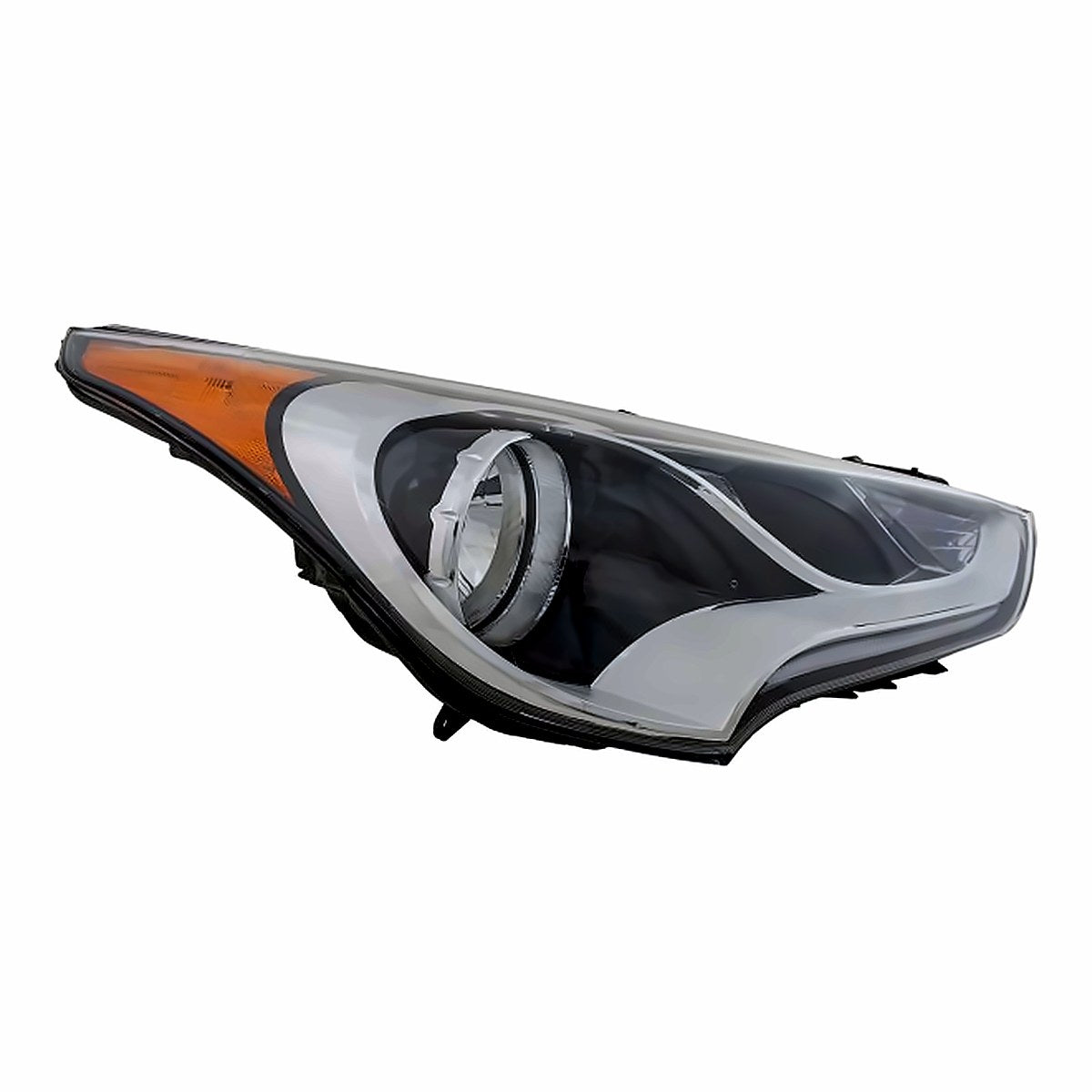 2012-2017 Hyundai Veloster Headlight Passenger Side Non-Projection For Non-Turbo Model – Side View (HY2503168)