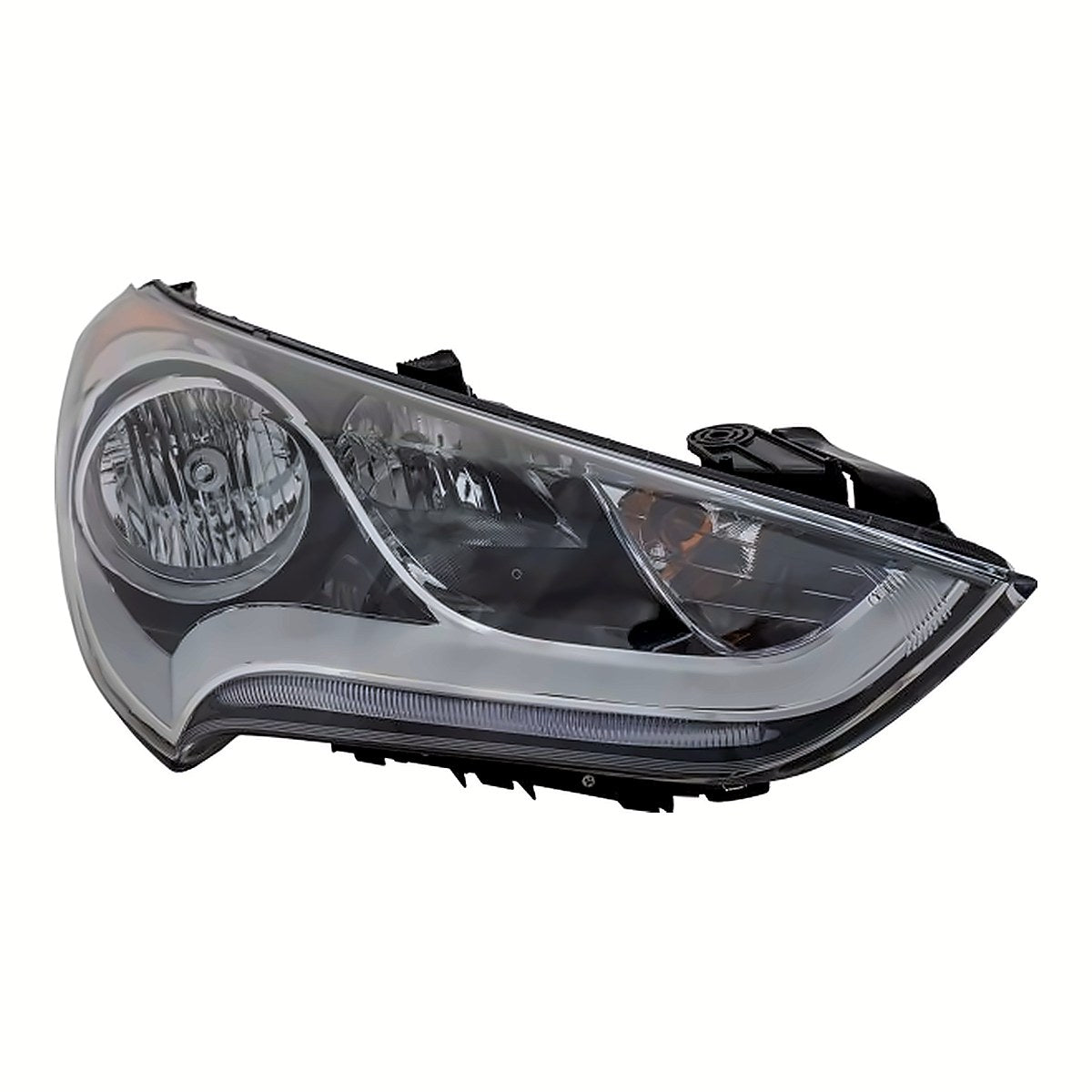 2012-2017 Hyundai Veloster Headlight Passenger Side Non-Projection For Non-Turbo Model – Angle View (HY2503168)