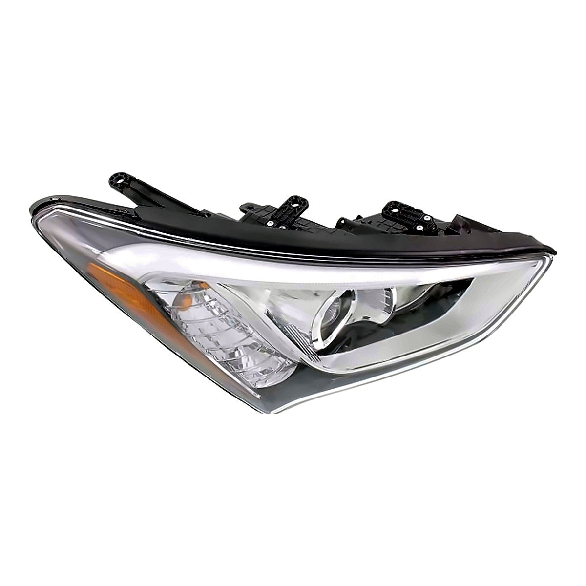 2013-2016 Hyundai Santa_Fe Headlight Passenger Side Halogen Gls/Ltd Model – Angle View (HY2503175)