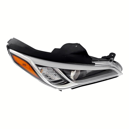 2015-2017 Hyundai Sonata Headlight Passenger Side Halogen With Black Bezel/Chrome Trim All Models 15-17/Ltd/Sport 16-17 – Detail View (HY2503183)