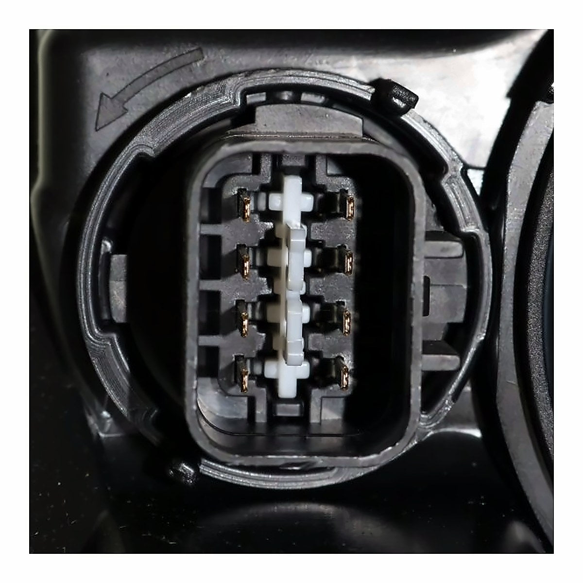 2016-2017 Hyundai Sonata Headlight Passenger Side Halogen Se/Eco – Back View (HY2503201)