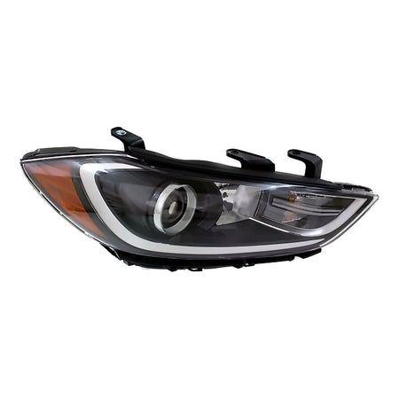 2017-2018 Hyundai Elantra_Sedan Headlight Passenger Side Halogen Without Drl Se Model Korea Built – Front View (HY2503203)
