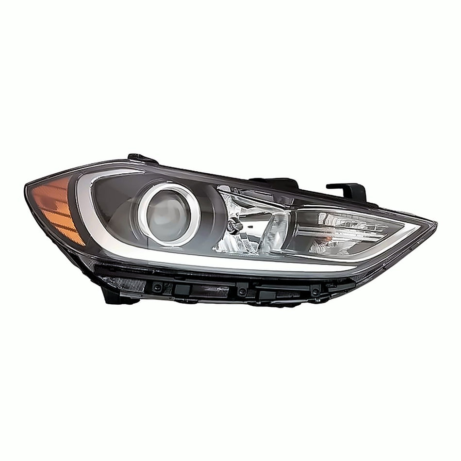2017-2018 Hyundai Elantra_Sedan Headlight Passenger Side Halogen Korea Built – Front View (HY2503204)