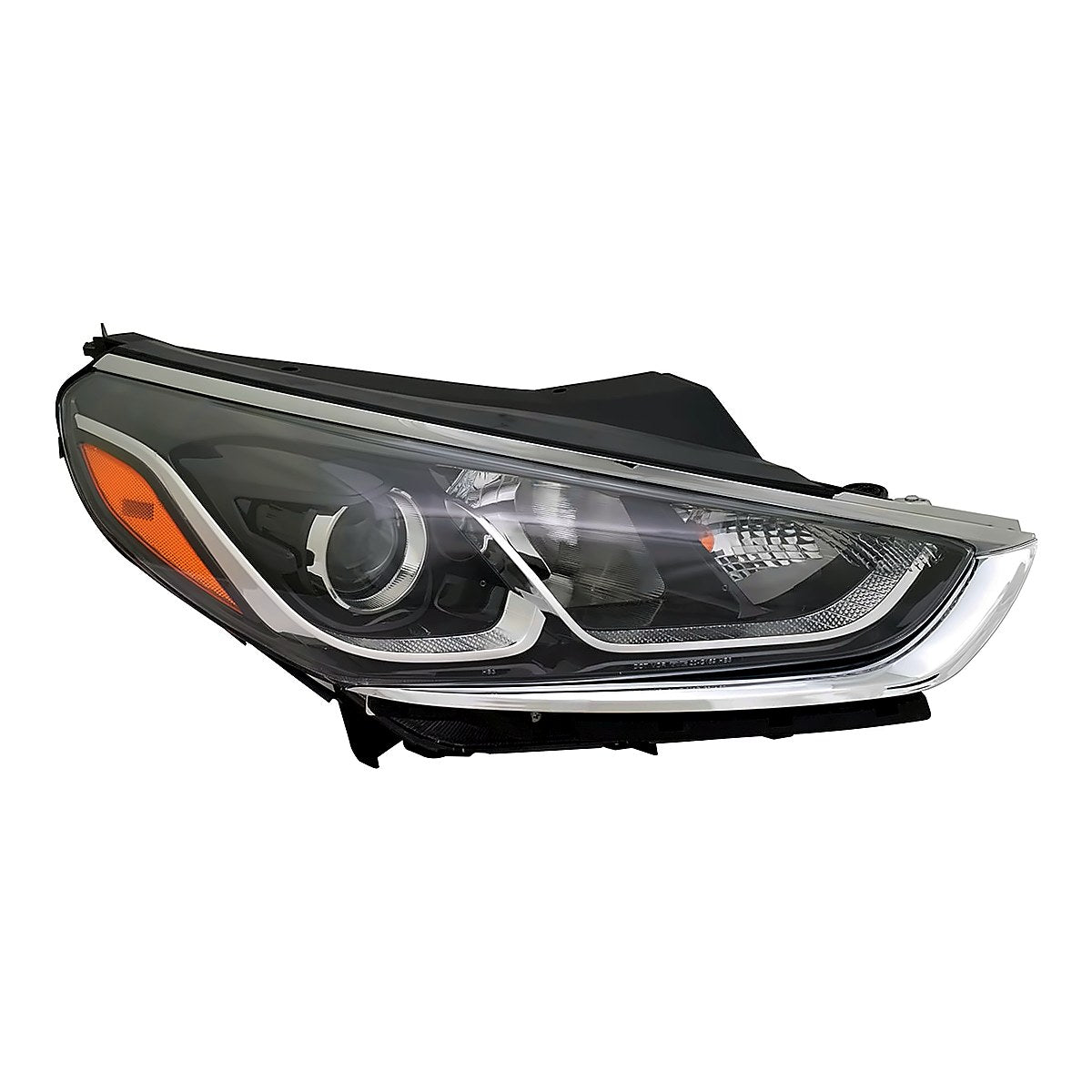 2018-2019 Hyundai Sonata Headlight Passenger Side Halogen Without Led Drl – Front View (HY2503217)