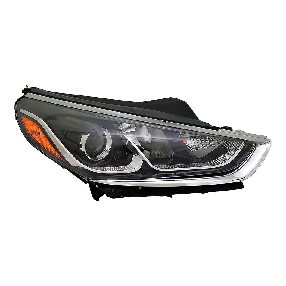 2018-2019 Hyundai Sonata Headlight Passenger Side Halogen Without Led Drl – Front View (HY2503217)