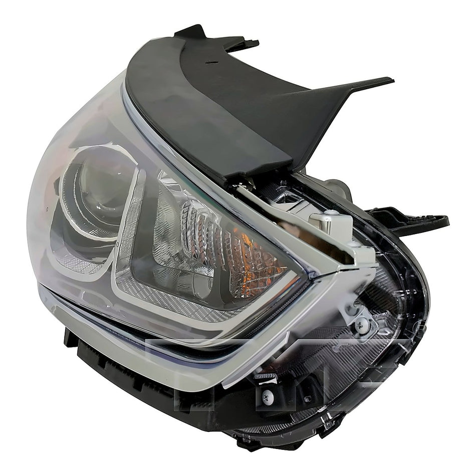 2018-2019 Hyundai Sonata Headlight Passenger Side Halogen Without Led Drl – Side View (HY2503217)
