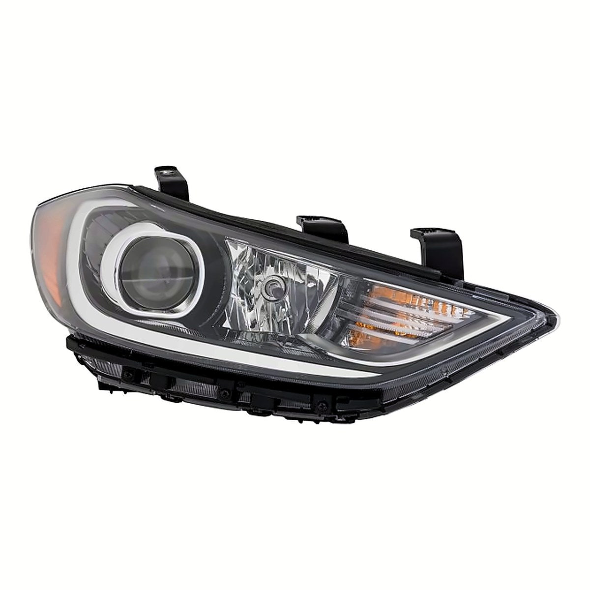 2017-2018 Hyundai Elantra_Sedan Headlight Passenger Side Hid With 7Pin Connector 2.0L – Front View (HY2503226)