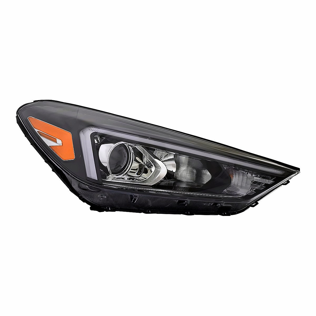 2019-2021 Hyundai Tucson Headlight Passenger Side Halogen With Led Position Lamp – Front View (HY2503235)