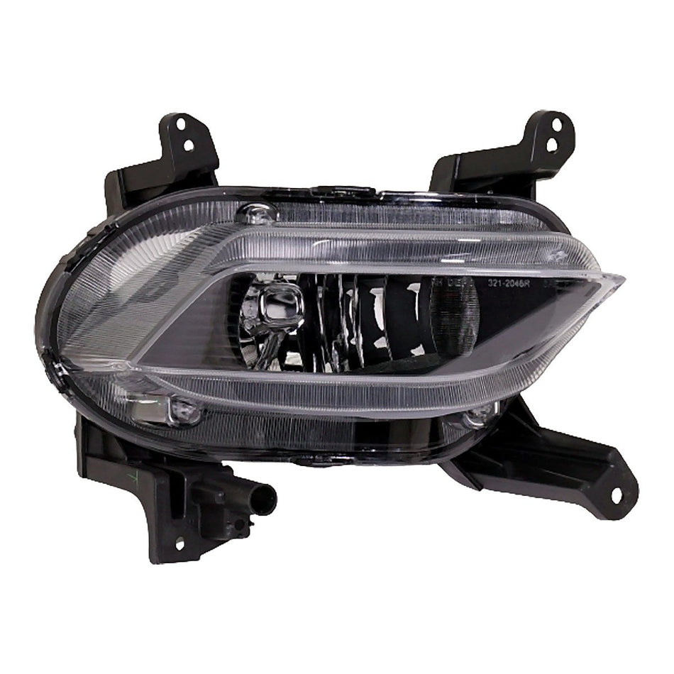 2019-2020 Hyundai Santa_Fe Fog Light Front Passenger Side Sel/Ltd – Front View (HY2593171)