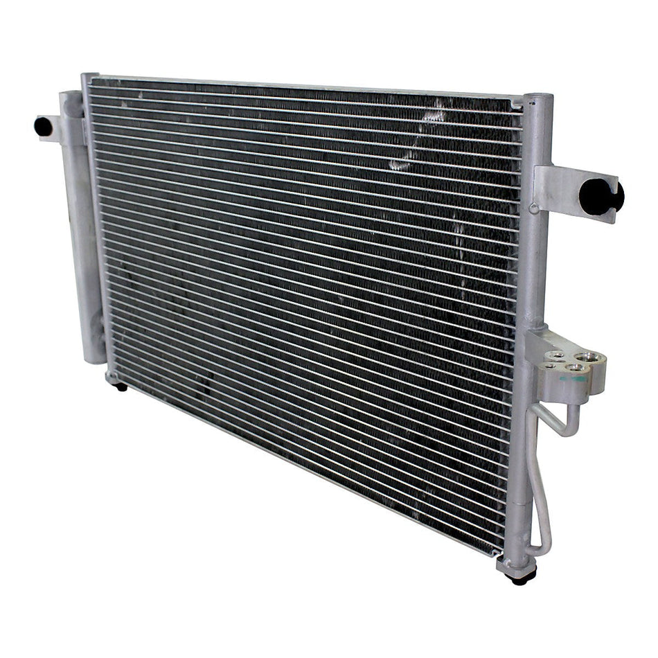 2000-2005 Hyundai Accent Sedan Condenser - side angle, Part HY3030131