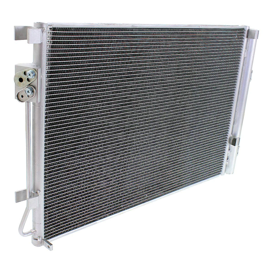 2013-2017 KIA RIO Hatchback Condenser - side angle, Part HY3030157