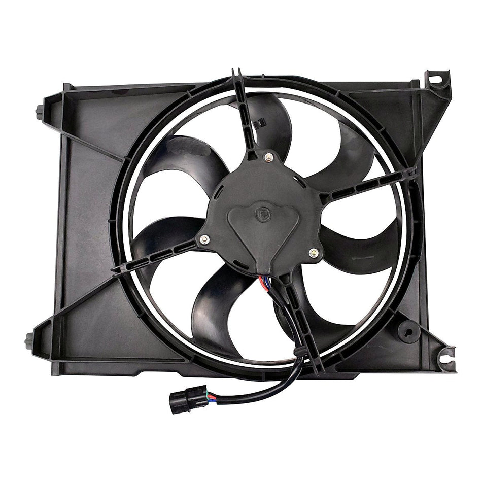 2001-2006 KIA Optima A/C Fan - side angle, Part HY3113107