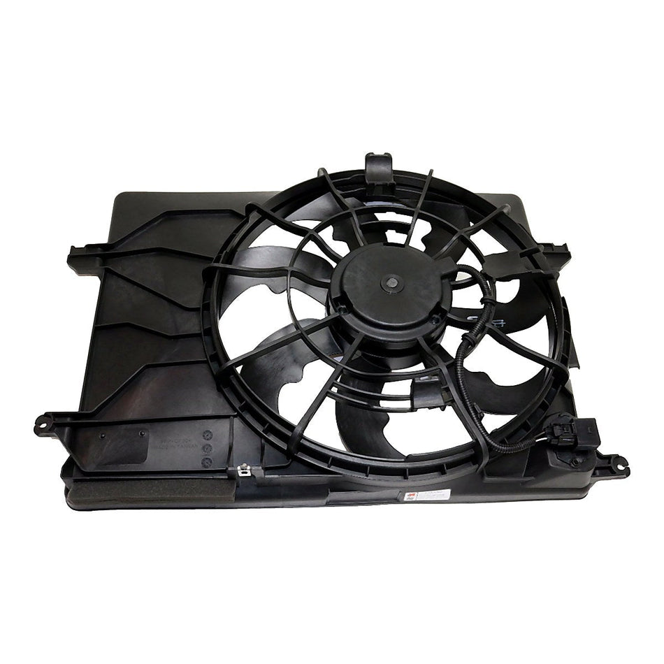 2014-2015 KIA Sportage Cooling Fan - side angle, Part HY3115146