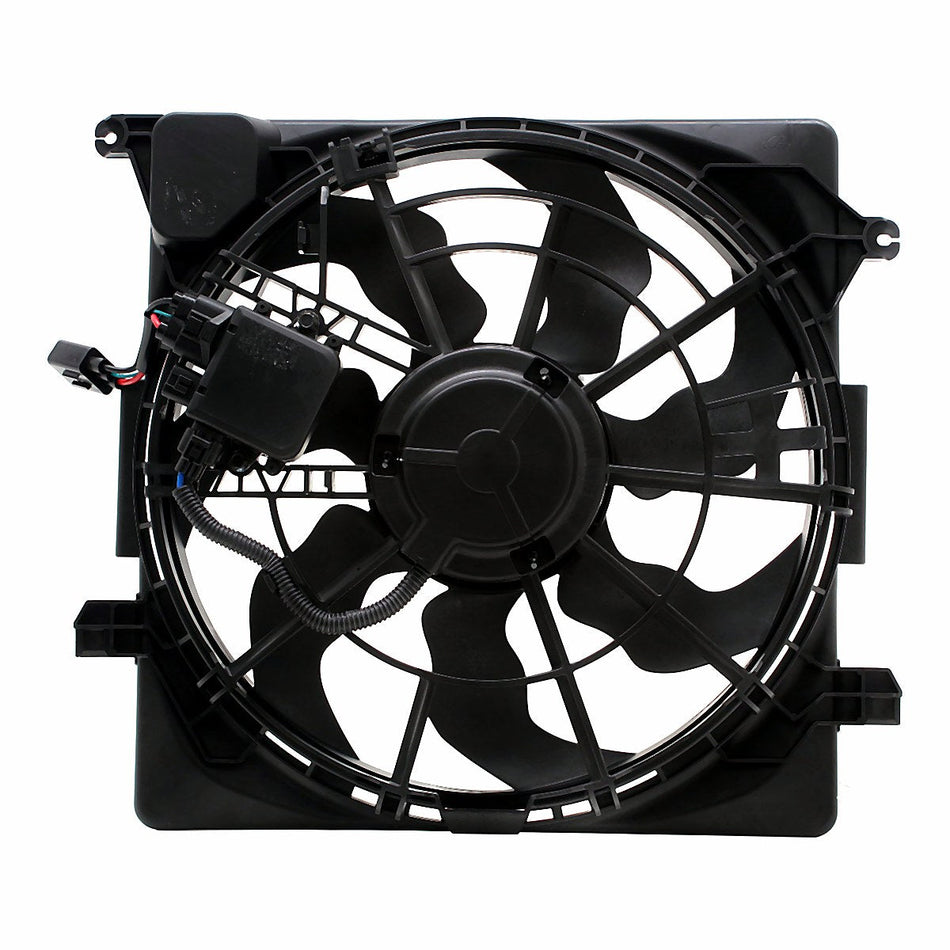 2017-2022 KIA Sportage Cooling Fan - side angle, Part HY3115154