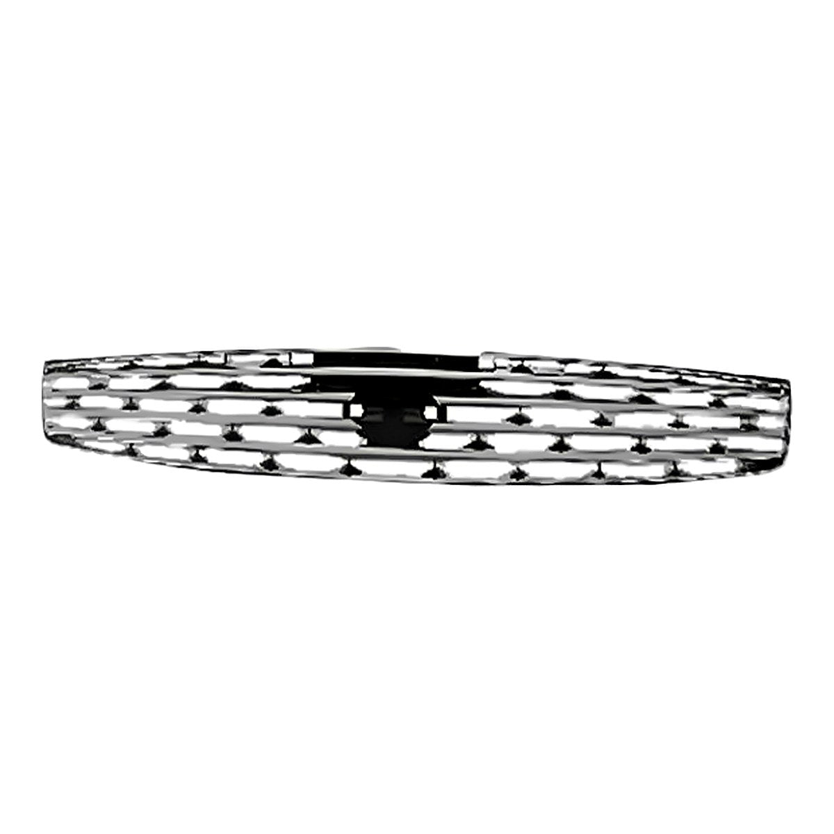 2003-2007 Infiniti G35_Coupe Grille Chrome/Black – Front View (IN1200107)