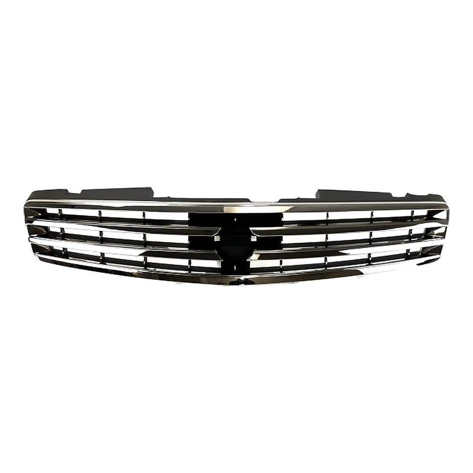 2005-2006 Infiniti G35_Sedan Grille Chrome/Black – Front View (IN1200115)