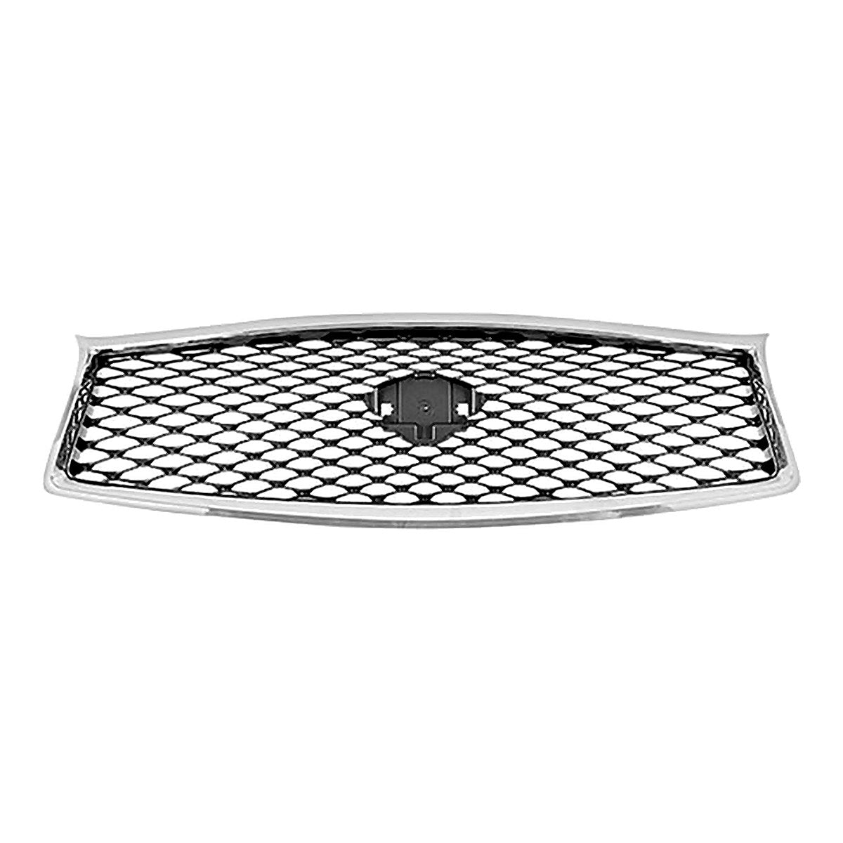 2014-2017 Infiniti Q50_Sedan Grille Without Around View Mirror Gray/Black With Chrome Frontame – IN1200118