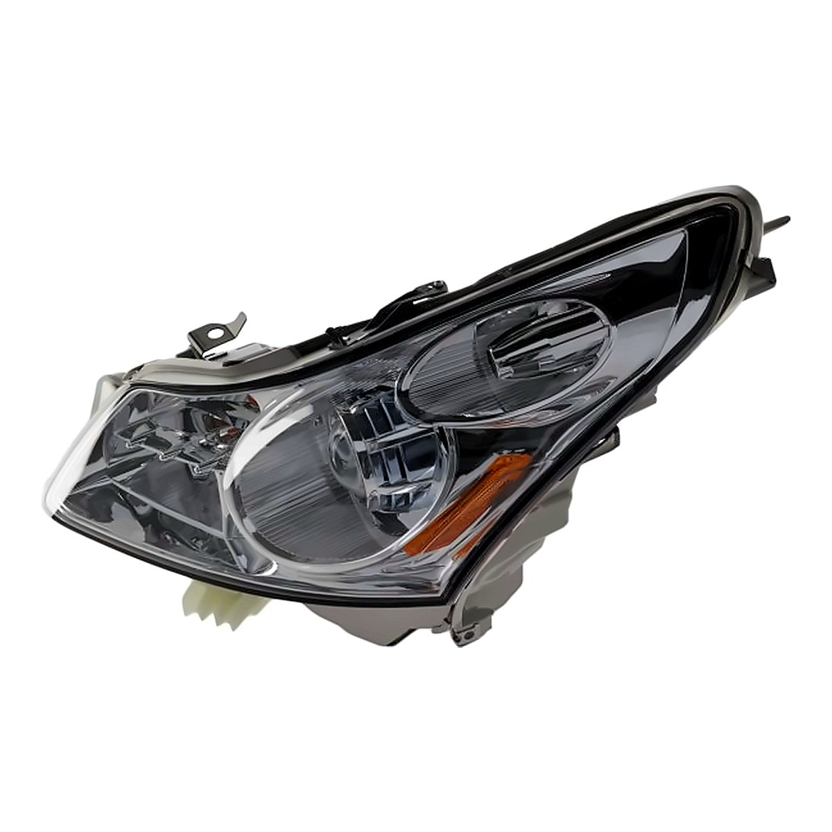 2007-2008 Infiniti G35_Sedan Headlight Driver Side Without Tech – Detail View (IN2502137)