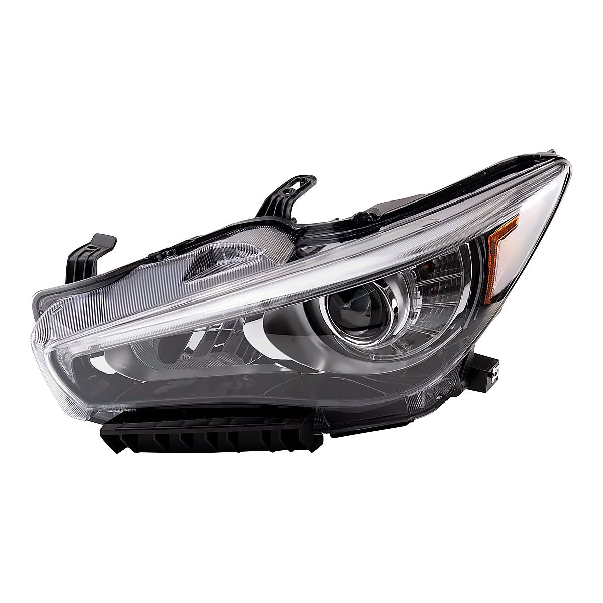 2014-2017 Infiniti Q50_Sedan Headlight Driver Side Hid Without Eco Pkg Without Adapt – Front View (IN2502157)