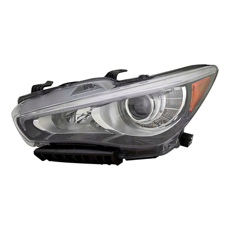 2018-2024 Infiniti Q50_Sedan Headlight Driver Side Led Without Adaptive – Front View (IN2502179)