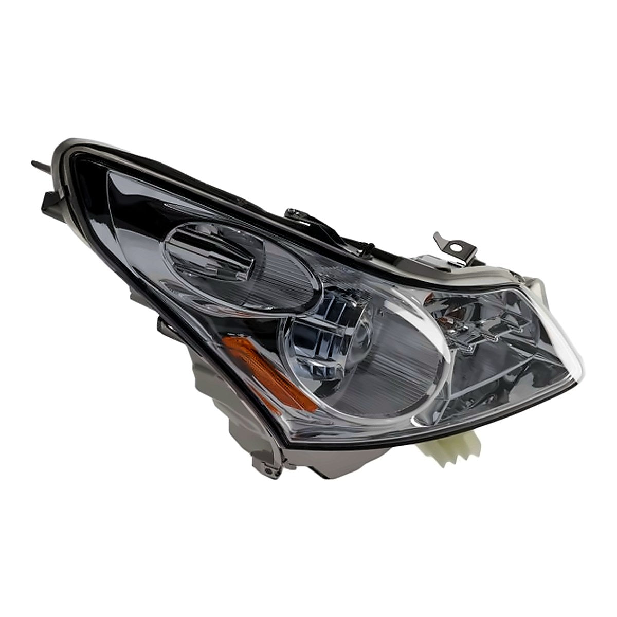 2007-2008 Infiniti G35_Sedan Headlight Passenger Side Without Tech – Detail View (IN2503137)
