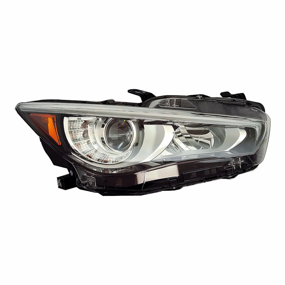 2018-2024 Infiniti Q50_Sedan Headlight Passenger Side Led – Front View (IN2503179)
