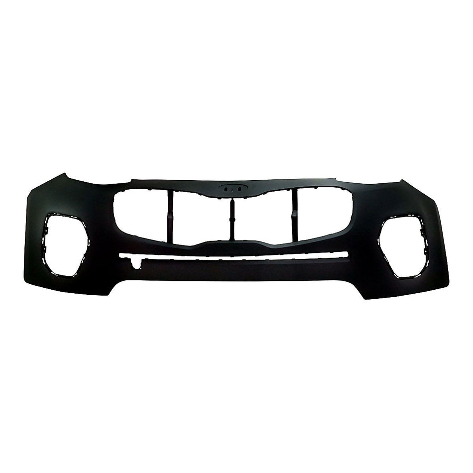 2017-2019 Kia Sportage Bumper Front Primed Without Sensor Fwd Model_KI1000184