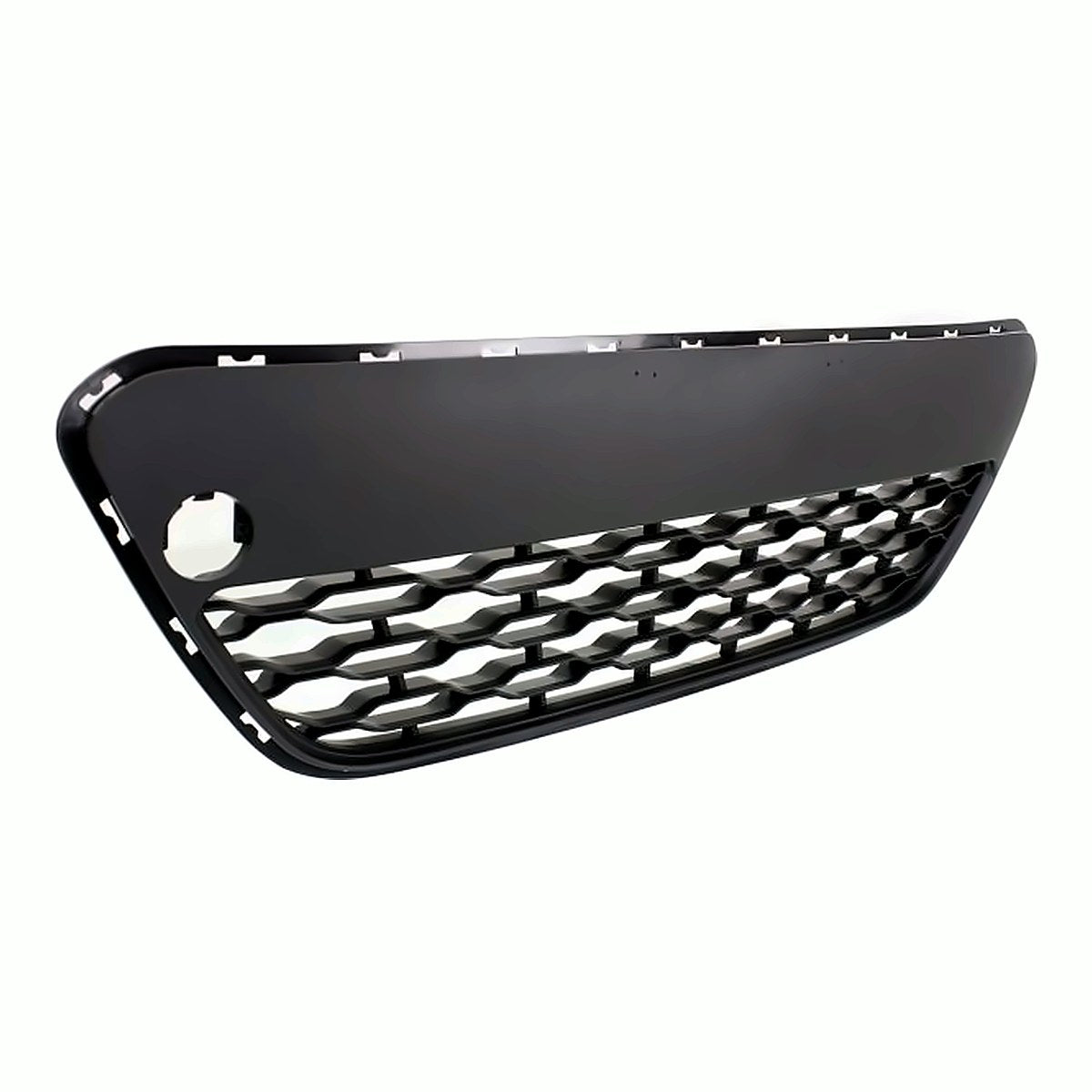 2012-2015 Kia Rio_Hatchback Grille Lower Center Matte-Dark Gray – Side View (KI1036118)