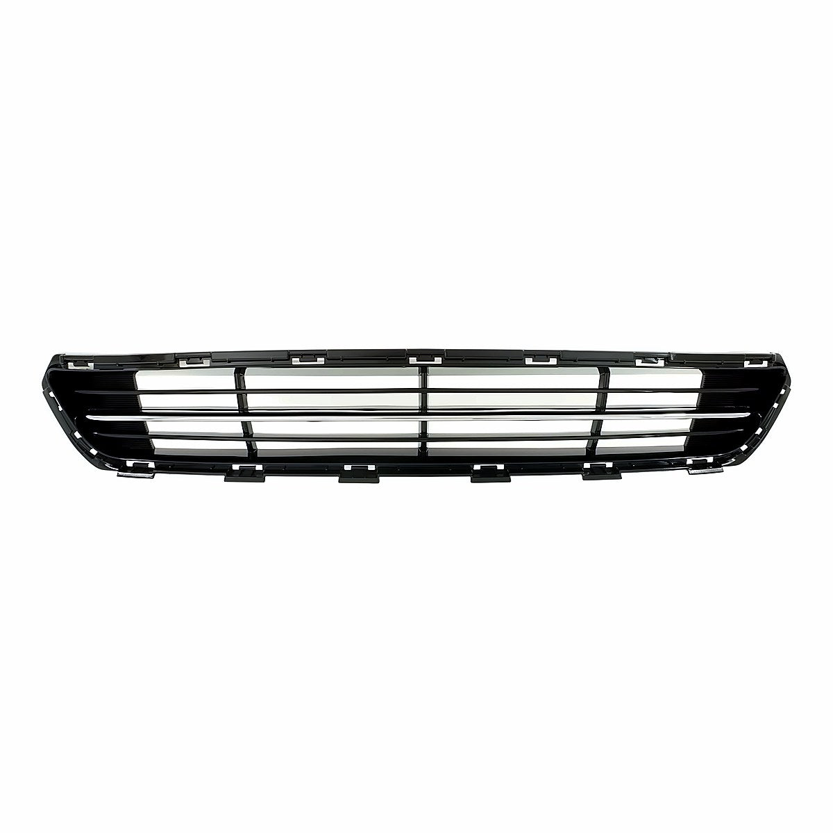 2014-2015 Kia Optima Grille Lower Painted Black With Chrome Moulding Sx/Sx-T/Sxl – Front View (KI1036120)
