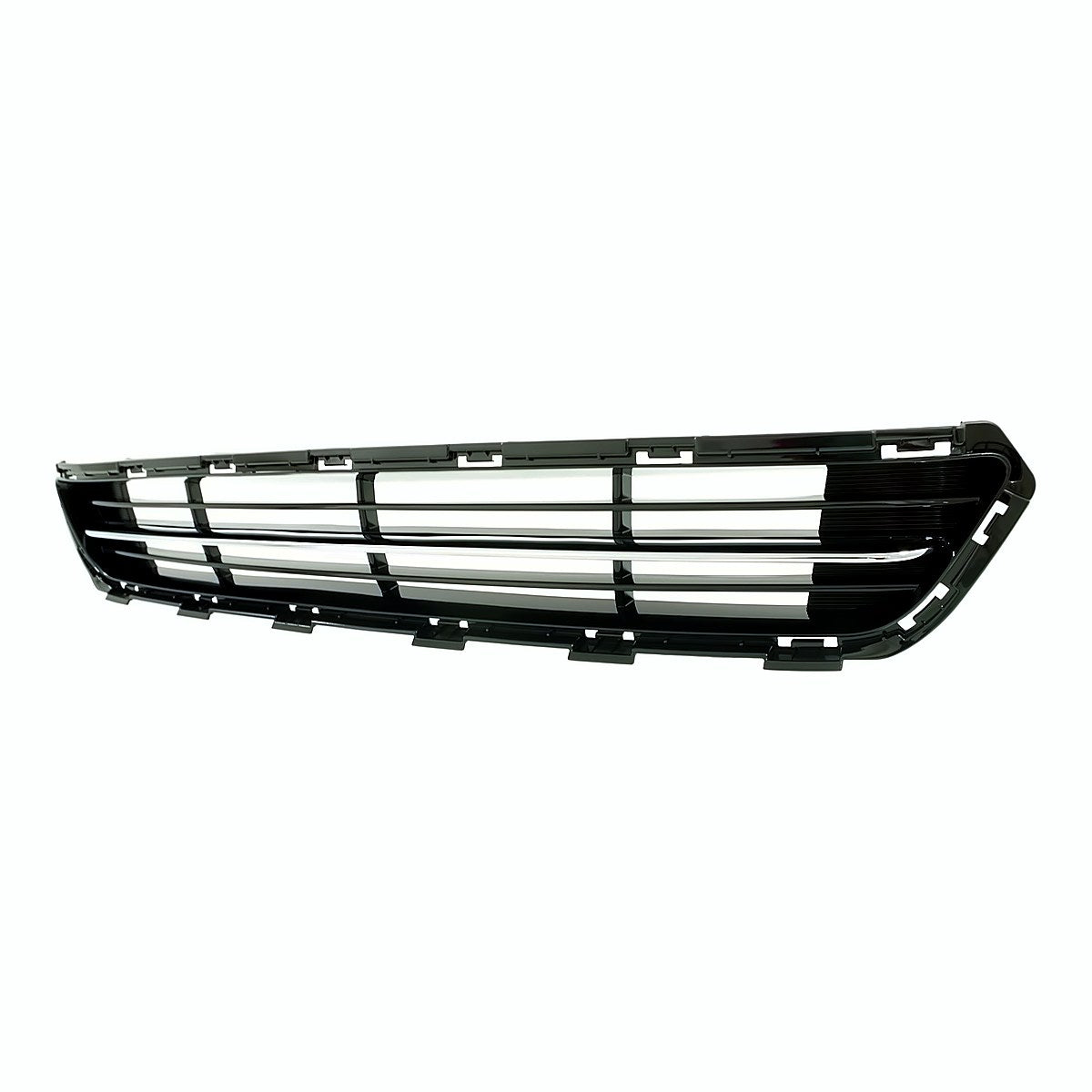 2014-2015 Kia Optima Grille Lower Painted Black With Chrome Moulding Sx/Sx-T/Sxl – Side View (KI1036120)