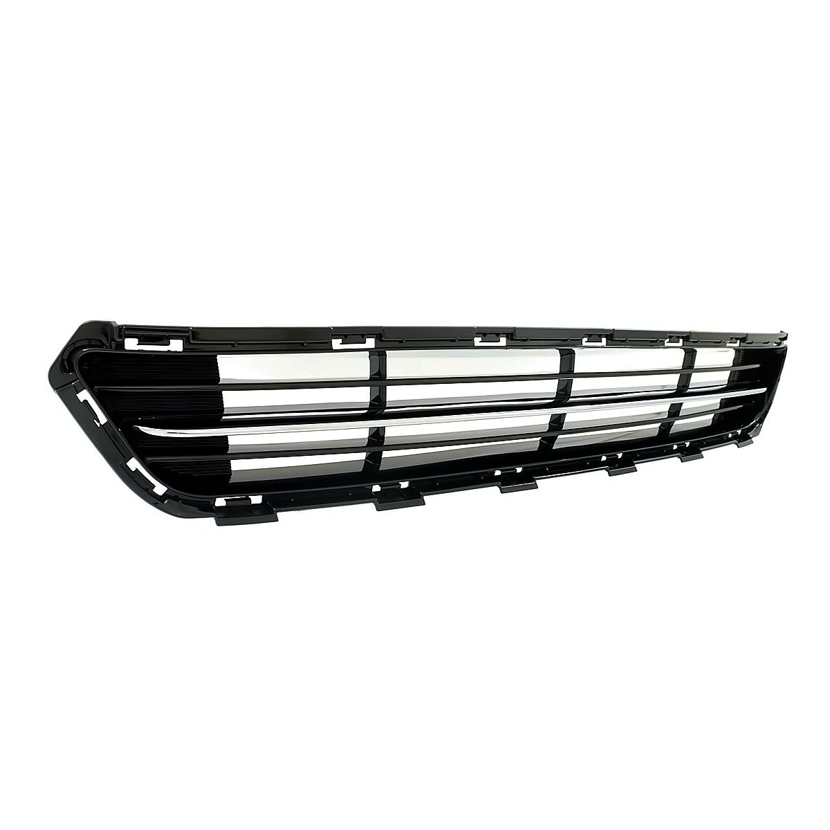 2014-2015 Kia Optima Grille Lower Painted Black With Chrome Moulding Sx/Sx-T/Sxl – Side View (KI1036120)