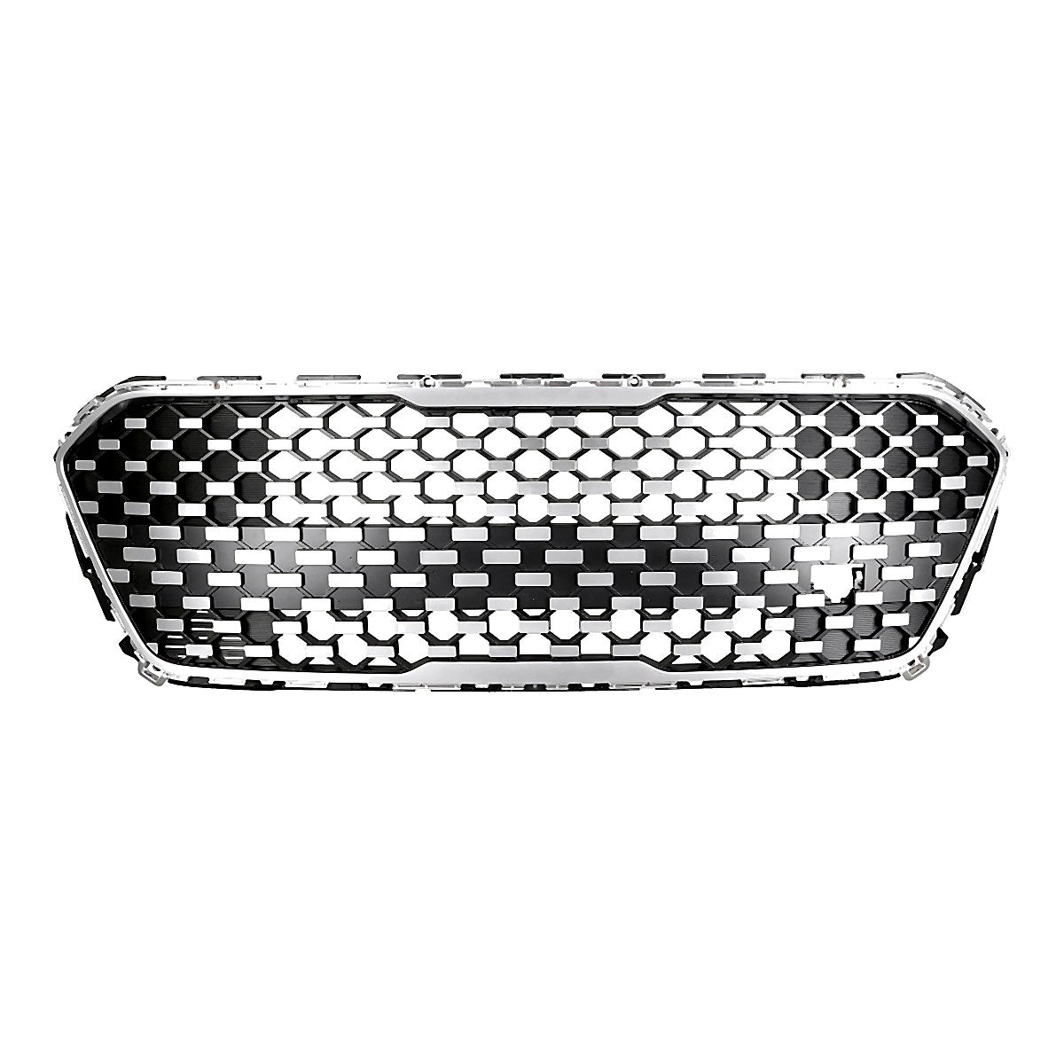 2023-2025 Kia Soul Grille Front Black / Silver With Chrome Frontame Ex Model – KI1036201