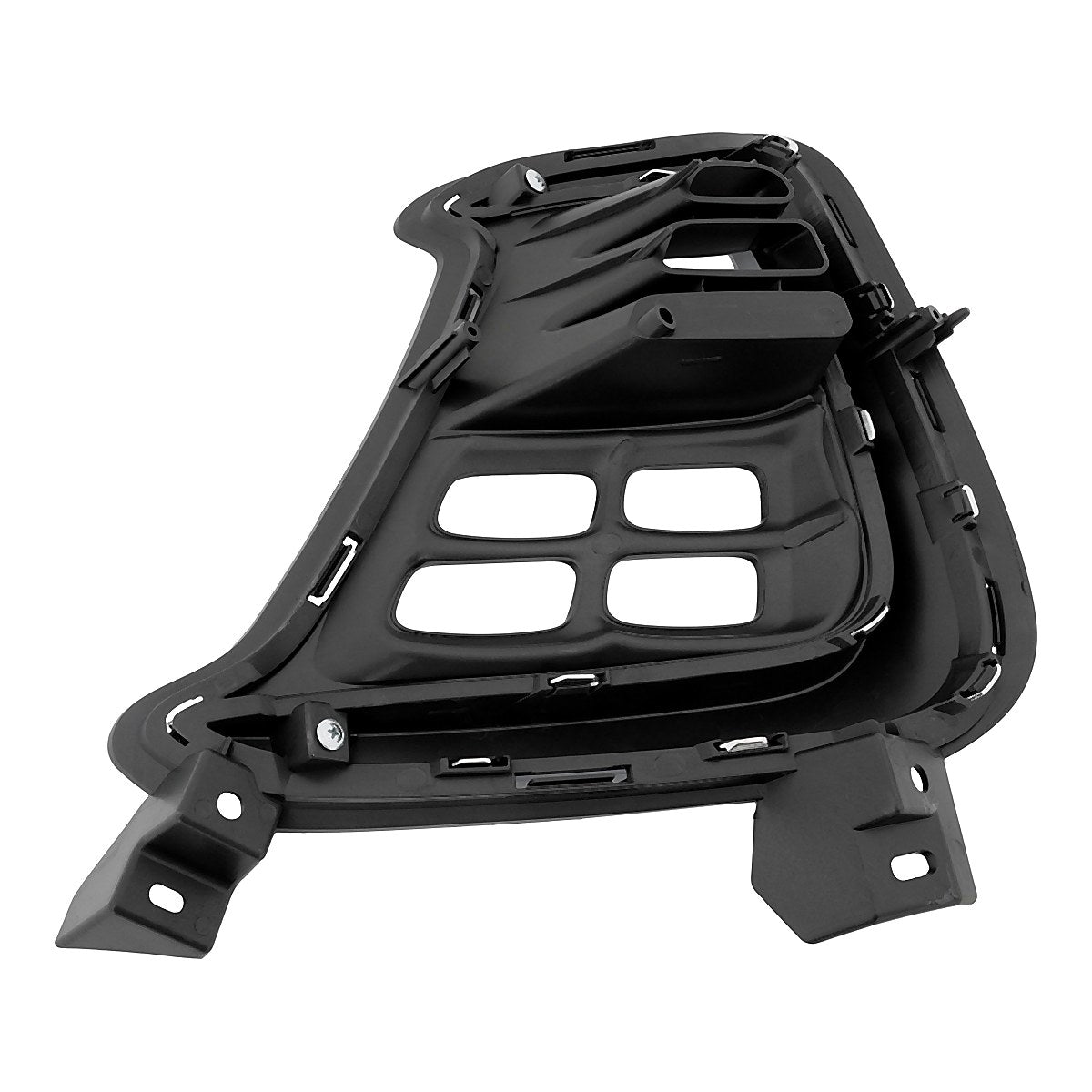 2019-2020 Kia Sorento Fog Light Bezel Front Driver Side Dark Gray With Chrome Modling Use With Led Fogs Sx/Sx Ltd/Ex Models – Back View (KI1038150)