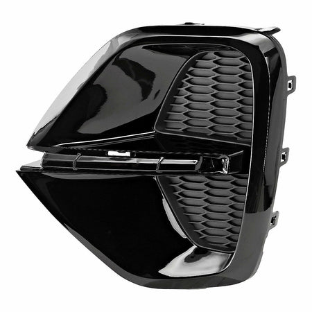 2020-2022 Kia Sportage Fog Light Cover Front Driver Side Ptd Black Finish Front Wheel Drive – Front View (KI1038151)