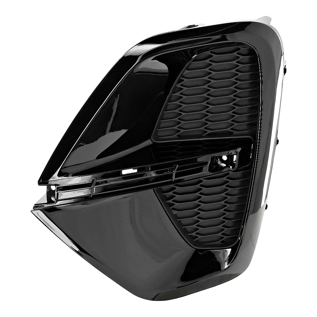 2020-2022 Kia Sportage Fog Light Cover Front Driver Side Ptd Black Finish Front Wheel Drive – Side View (KI1038151)