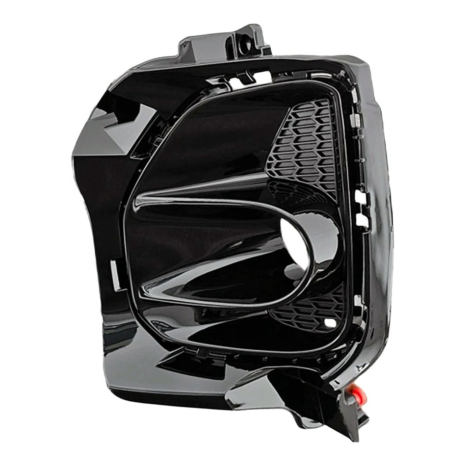 2024-2025 Kia Seltos Fog Light Bezel Front Driver Side Black With Round Halogen Lamps – KI1038181