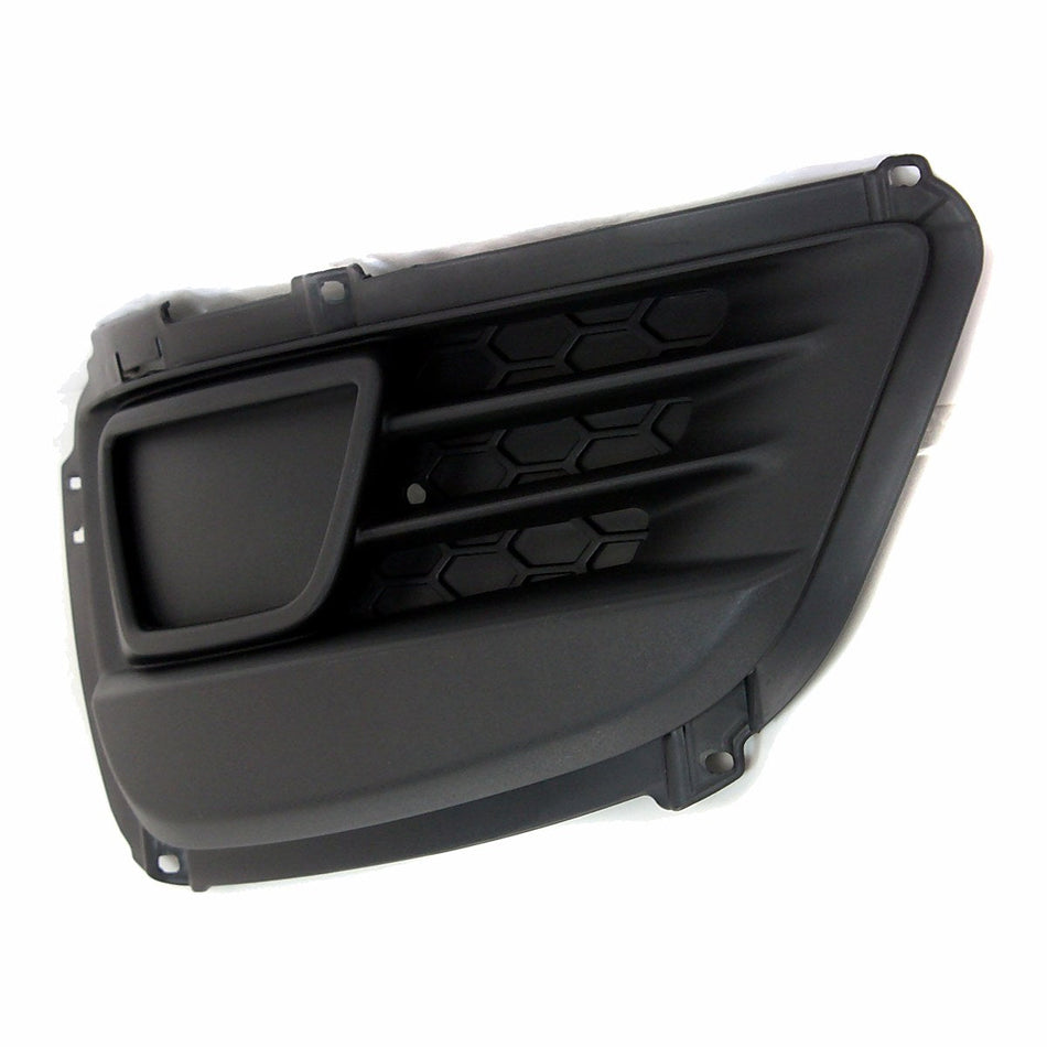 2009-2010 Kia Magentis Fog Light Cover Front Passenger Side Matte-Black Without Hole – Side View (KI1039104)