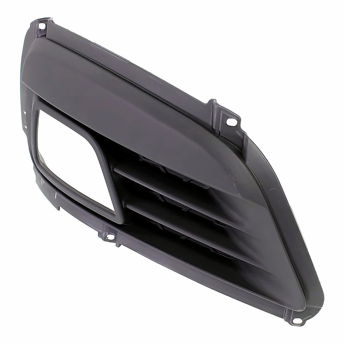 2009-2010 Kia Magentis Fog Light Cover Front Passenger Side Matte-Black With Hole – Side View (KI1039106)